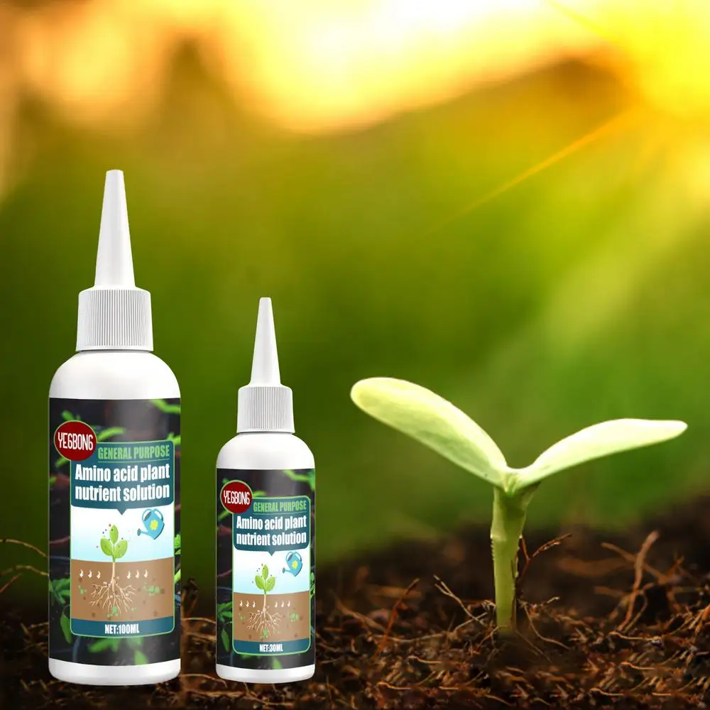 Solución nutritiva para plantas, fertilizante nutritivo hidropónico de plantas de aminoácido, solución nutritiva, fertilizante de enraizamiento orgánico de semillas