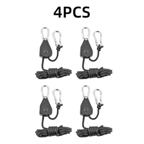 Tensor de Polea con Freno para Toldo y Malla de Sombreo - 4PCS