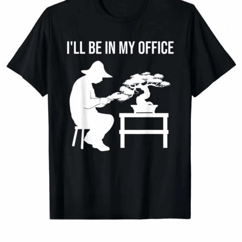 Camiseta ¨estaré en mi oficina ¨, manga larga o corta