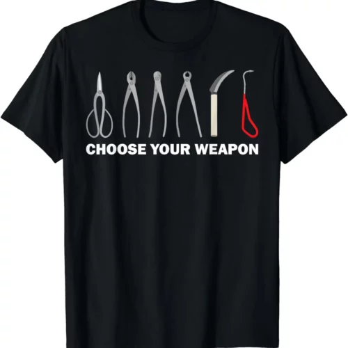 Camiseta de herramientas de bonsái unisex