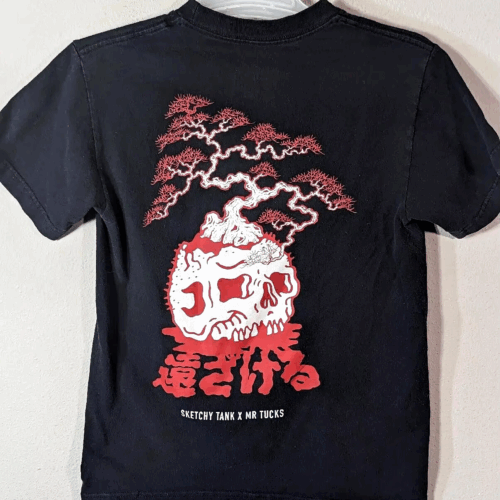 Camiseta ¨Mantente alejado¨, manga corta y larga