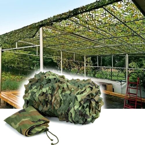 Malla de Camuflaje Premium para Caza, Sombreo y Decoración