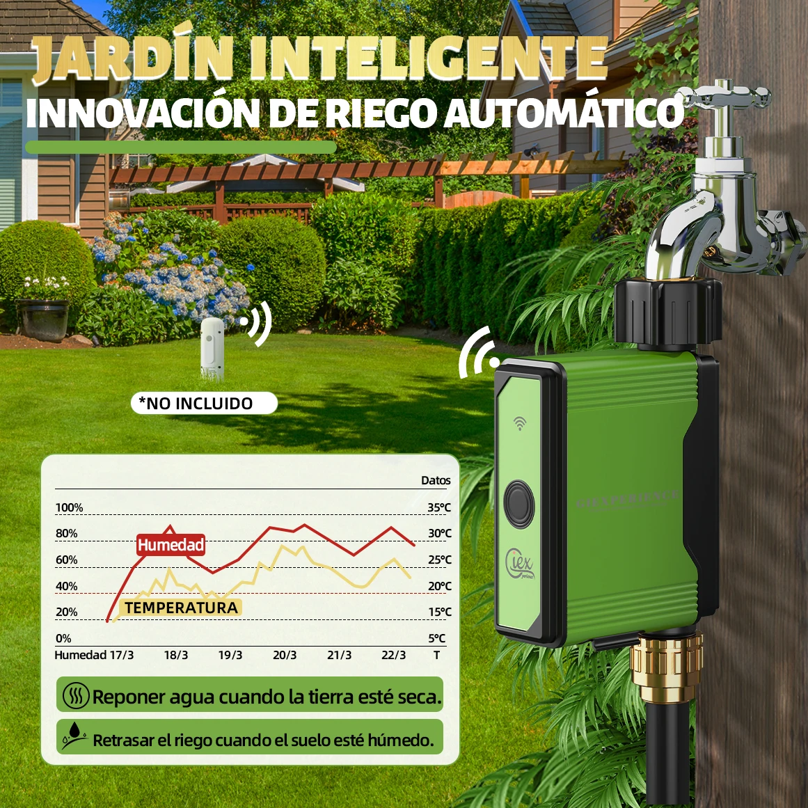 Sistema de riego inteligente Wi-Fi de alta seguridad 2026 - Imagen 4