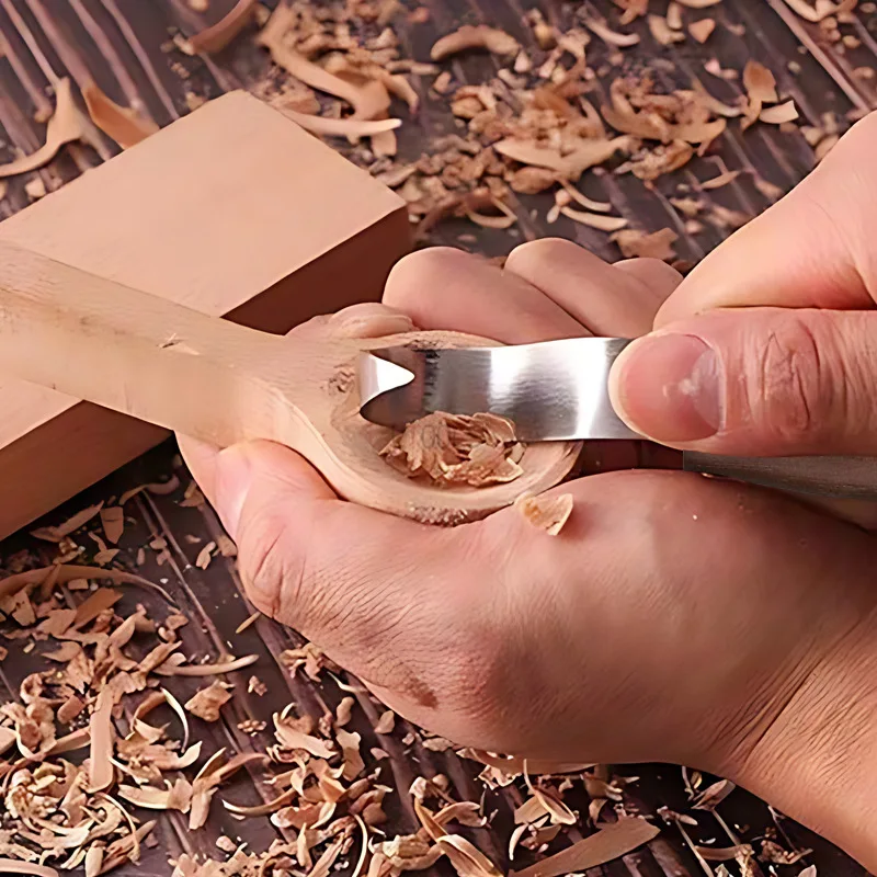 Cuchillo Curvo Profesional para Bonsái, Jin y Tallado de Madera - Imagen 5