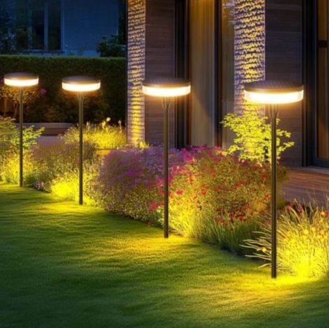 Luz Solar para Camino Exterior 2 Uds – Luces Oscilantes con Viento, Brillantes 12h, IP65 Impermeables, Decoración de Jardín y Patio