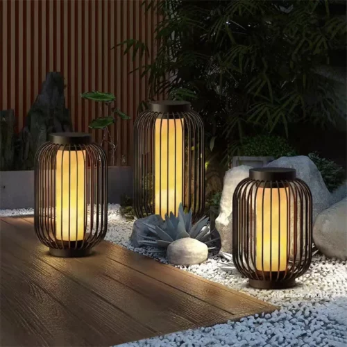 Lámpara de Césped Dolomita LED – Iluminación Japonesa moderna para Jardín, IP65