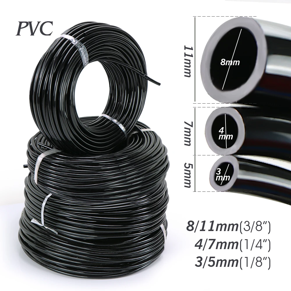 Manguera de Riego PVC Flexible 5–140 m en 3 diámetros