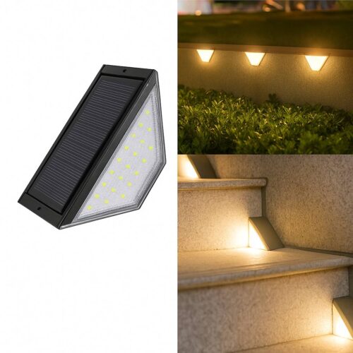 Luz Solar LED de Piso para Jardín y Escaleras – Pack 1 a 16 Uds, Impermeable y Decorativo
