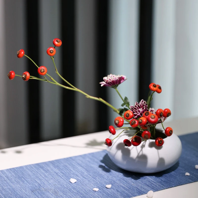 Jarrón Ikebana Cerámica Kentan Ceremonia del Té - Imagen 4
