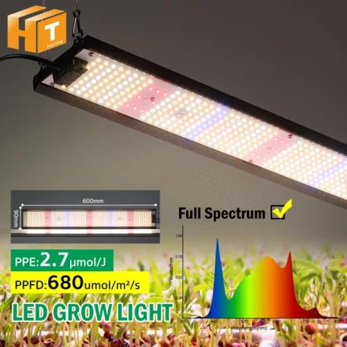 Luz LED Cultivo 85 W Espectro Completo – Ideal para Invernadero e Interior
