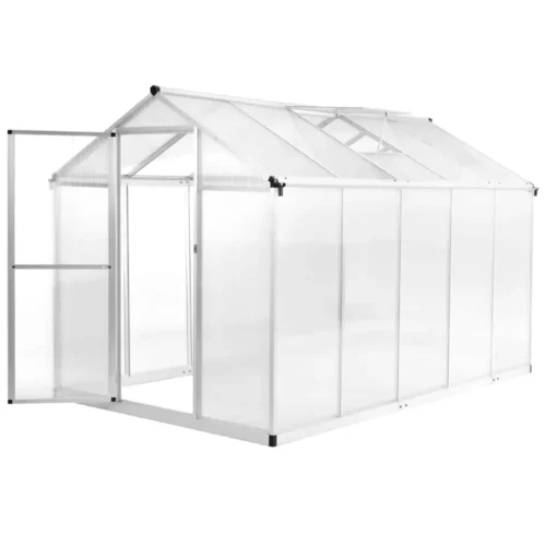 Invernadero de Aluminio 302×190×195 cm – Volumen 11,19 m³, Protección Exterior