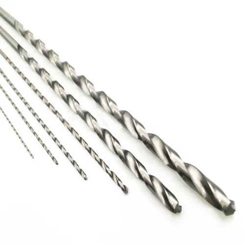 Broca helicoidal HSS extra larga (1–20 mm) – acero de alta velocidad, vástago recto