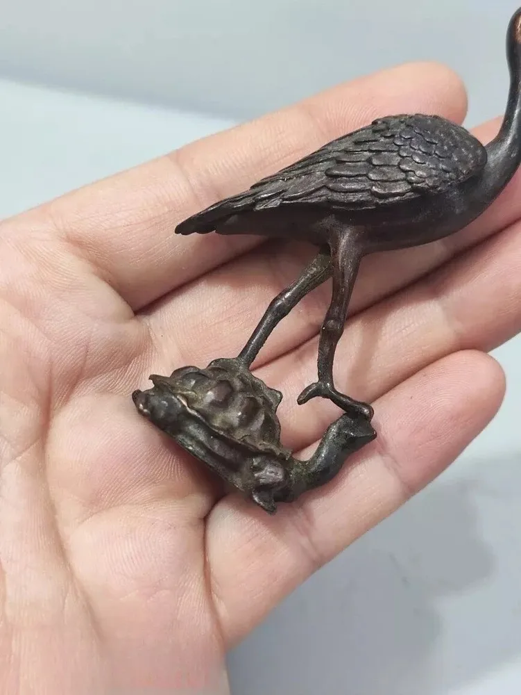 Tenpai de grulla de 9cm – figura decorativa artesanal para bonsái y hogar - Imagen 5