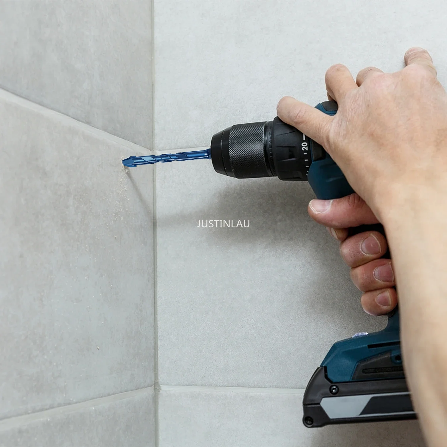 Broca excéntrica de alta dureza (6 – 12 mm) – perforación de precisión en azulejo, vidrio, cerámica y roca - Imagen 6