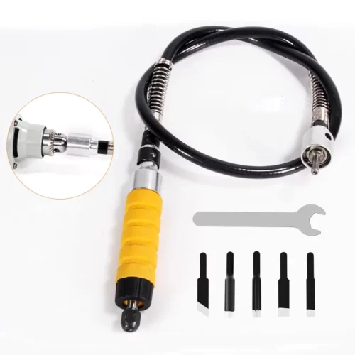 Cincel eléctrico de eje flexible – herramienta universal para tallado, carpintería y modelado