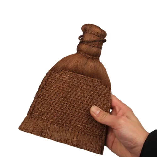 Escobillas de palma para limpieza de sustrato – herramienta para mantenimiento de macetas y bonsái