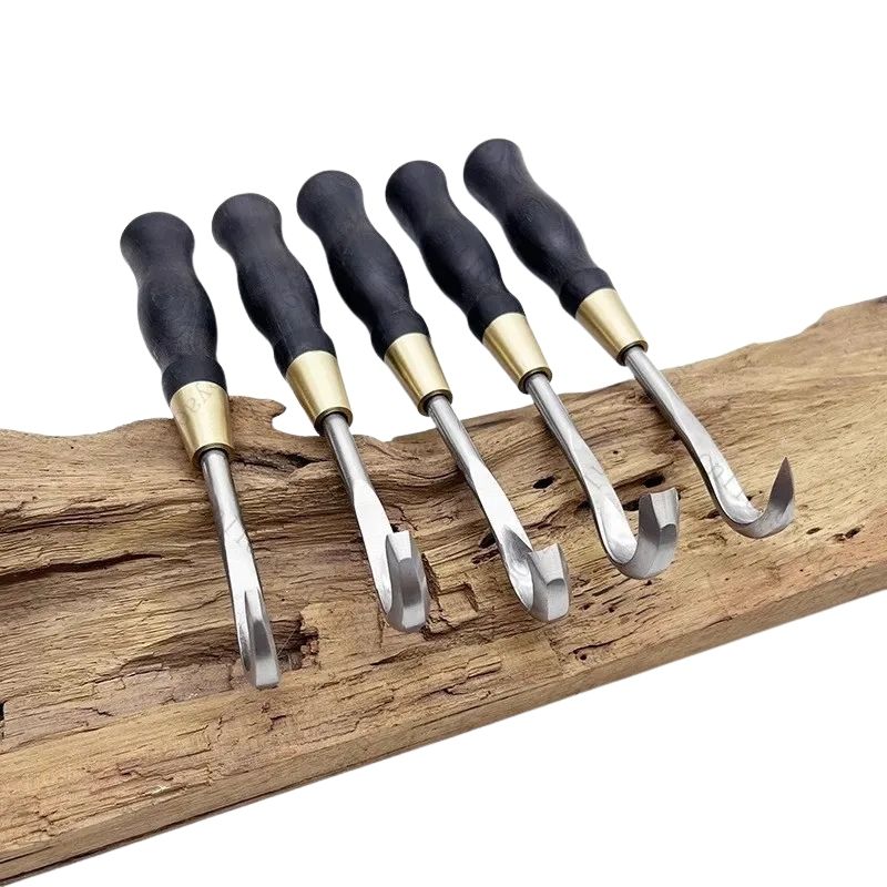 Juego de cuchillas Sidiao para bonsái – cuchillo con gancho para modelar y tallar madera - Imagen 2