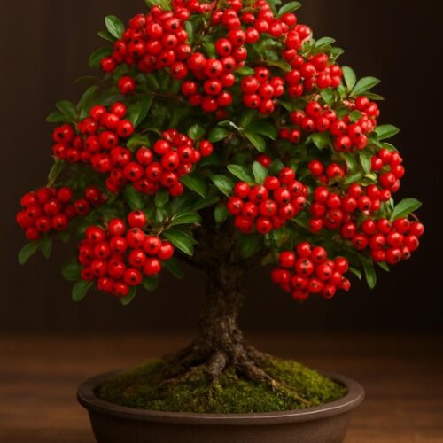 Semillas de Pyracantha coccinea (Firebush) – 50 unidades para bonsái y jardines ornamentales