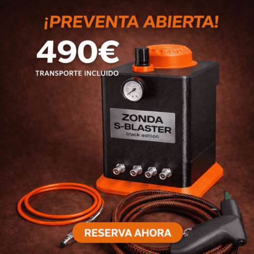Arenadora especial para bonsái Zonda S Blaster Black Edition