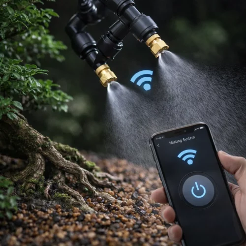 Pulverizador WiFi EVOLUTION® | Sistema de Nebulización Automática con Control de Microclima para Bonsái