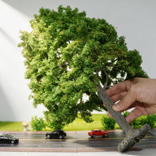 Árbol Escenográfico 40 cm para Dioramas | Modelo Flexible de Gran Formato para Maquetas y Paisajismo a Escala