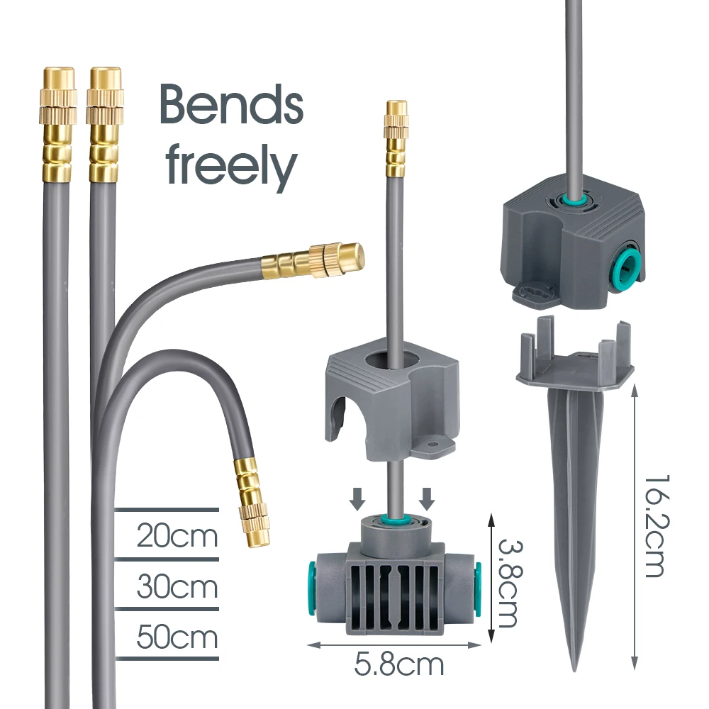 Sistema EVOLUTION PRO para Macetas con Pinchos | Kit Completo de Riego y Nebulización de Instalación Sencilla - Imagen 3