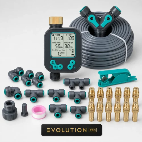 Sistema de Nebulización EVOLUTION PRO® | Kit Profesional con Manguera 8/12 mm y Programador de Precisión