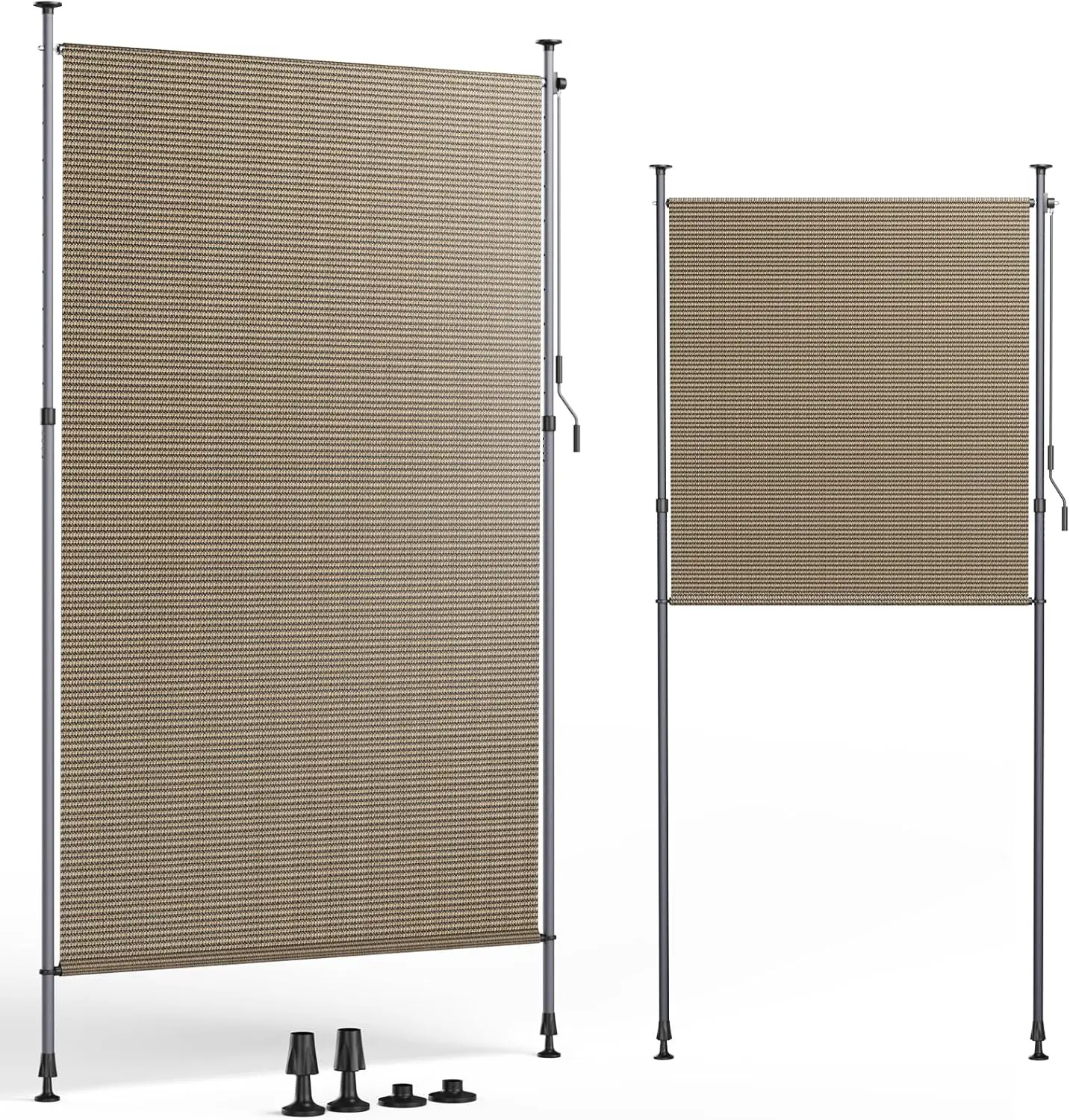 Toldo Vertical Extensible sin Perforación para Balcón y Terraza - HDPE Premium con Protección Solar y Privacidad - Imagen 5