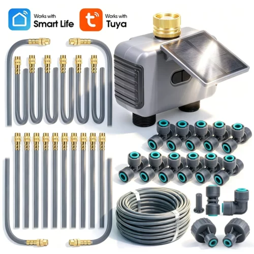 Sistema de Riego Solar WiFi EVOLUTION DUO - 2 Zonas y Kit 10-30 m