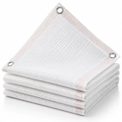 Red de Sombreo Blanca Profesional 40% a 80% UV para Bonsái, Invernadero y Terraza - Malla de Protección Solar Exterior