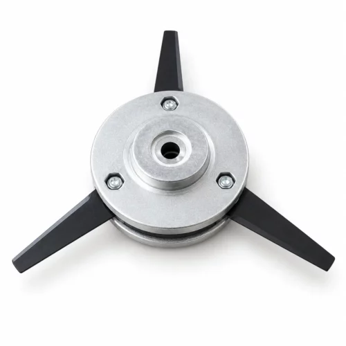 Cabezal Profesional de Corte para Desbrozadora con 3 Cuchillas de Acero y Carcasa de Aluminio
