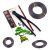 Kit de alambrado: Tenaza corta alambres DINGMU 210 mm y 3 rollos de alambre anodizado
