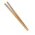 Palillos chinos (par) con punta fina en bambú tallado 220 mm